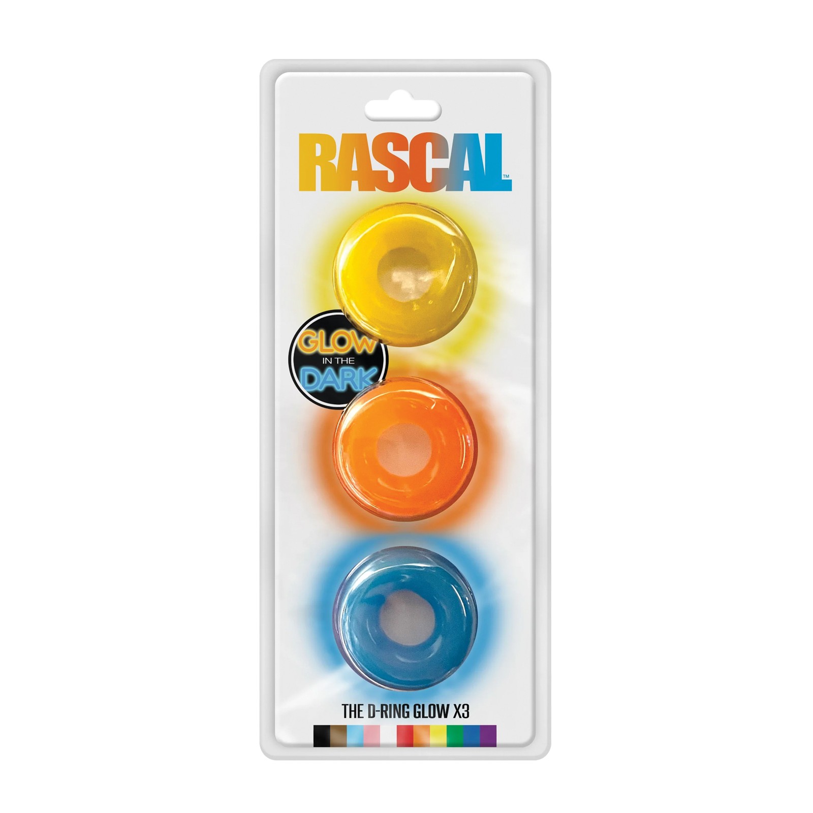 Rascal D-Ring Glow X3 - Cockrings Set