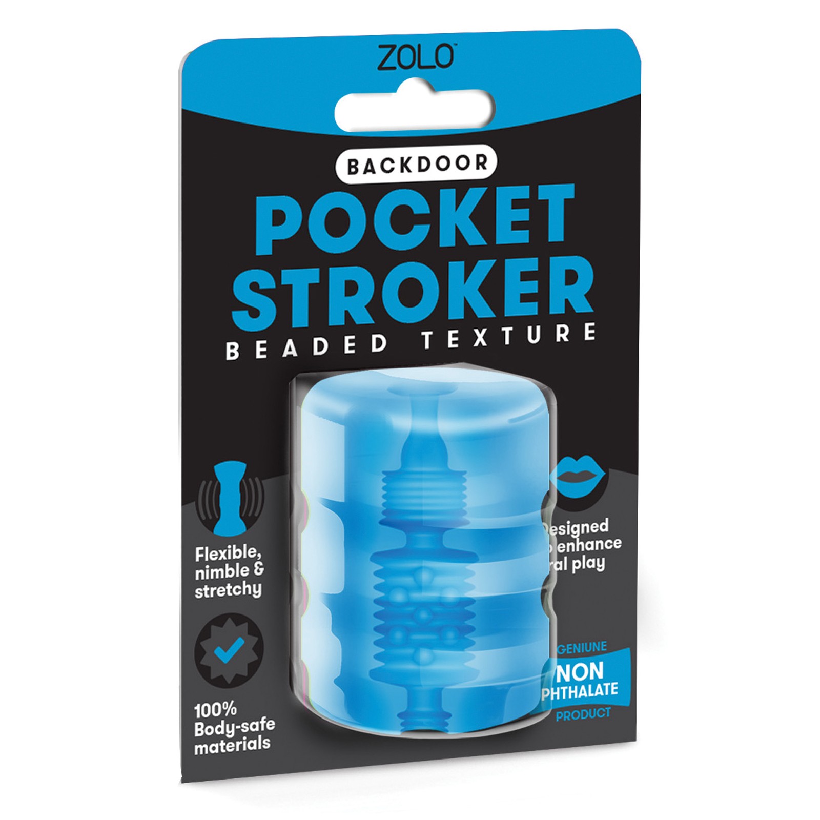 ZOLO Pocket Stroker de Entrada Trasera para Mayor Placer