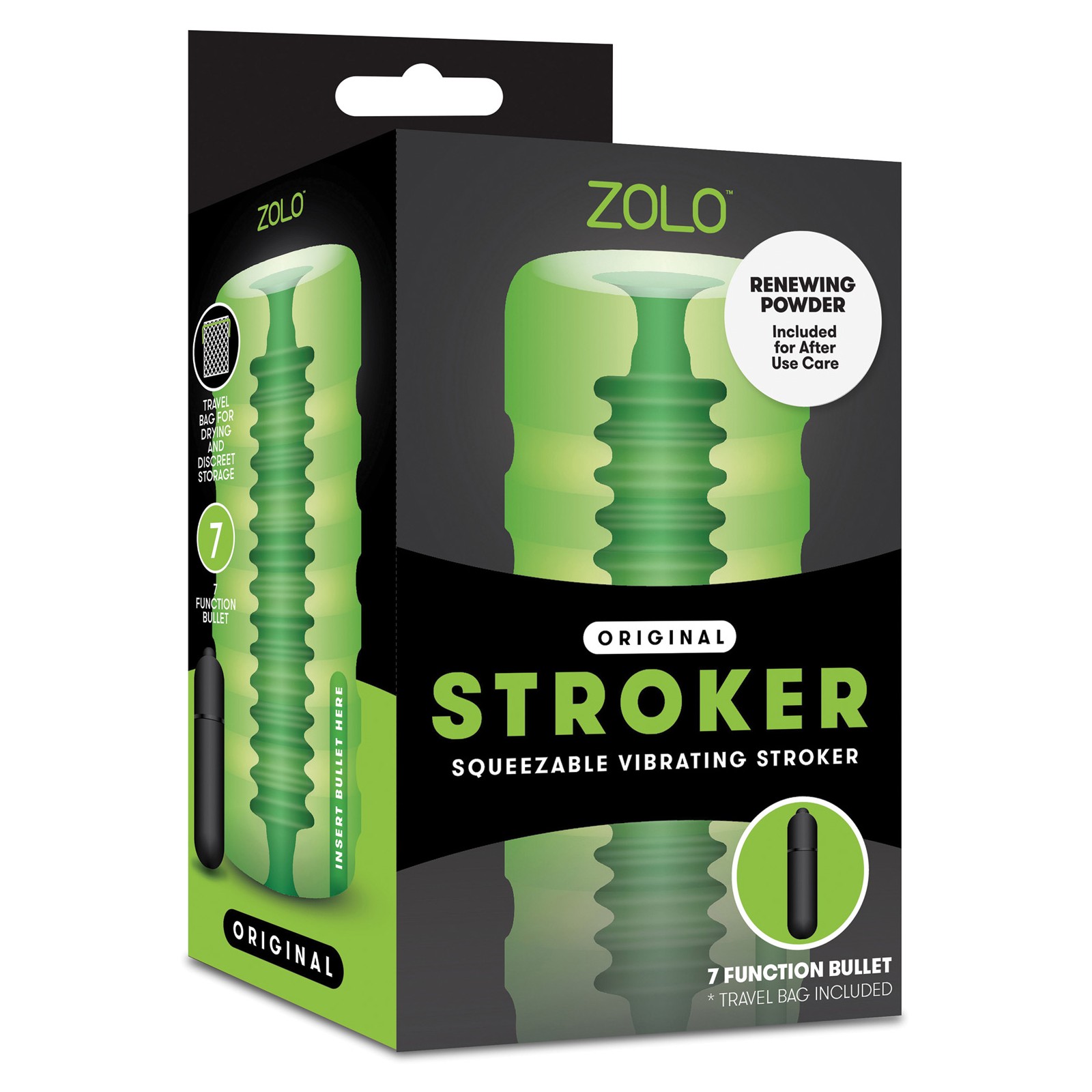 Stroker Vibrador ZOLO Original Exprisible - Placer Inigualable