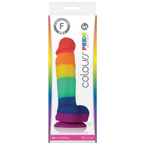 Colours Pride Edition 5-Inch Dong with Suction Cup