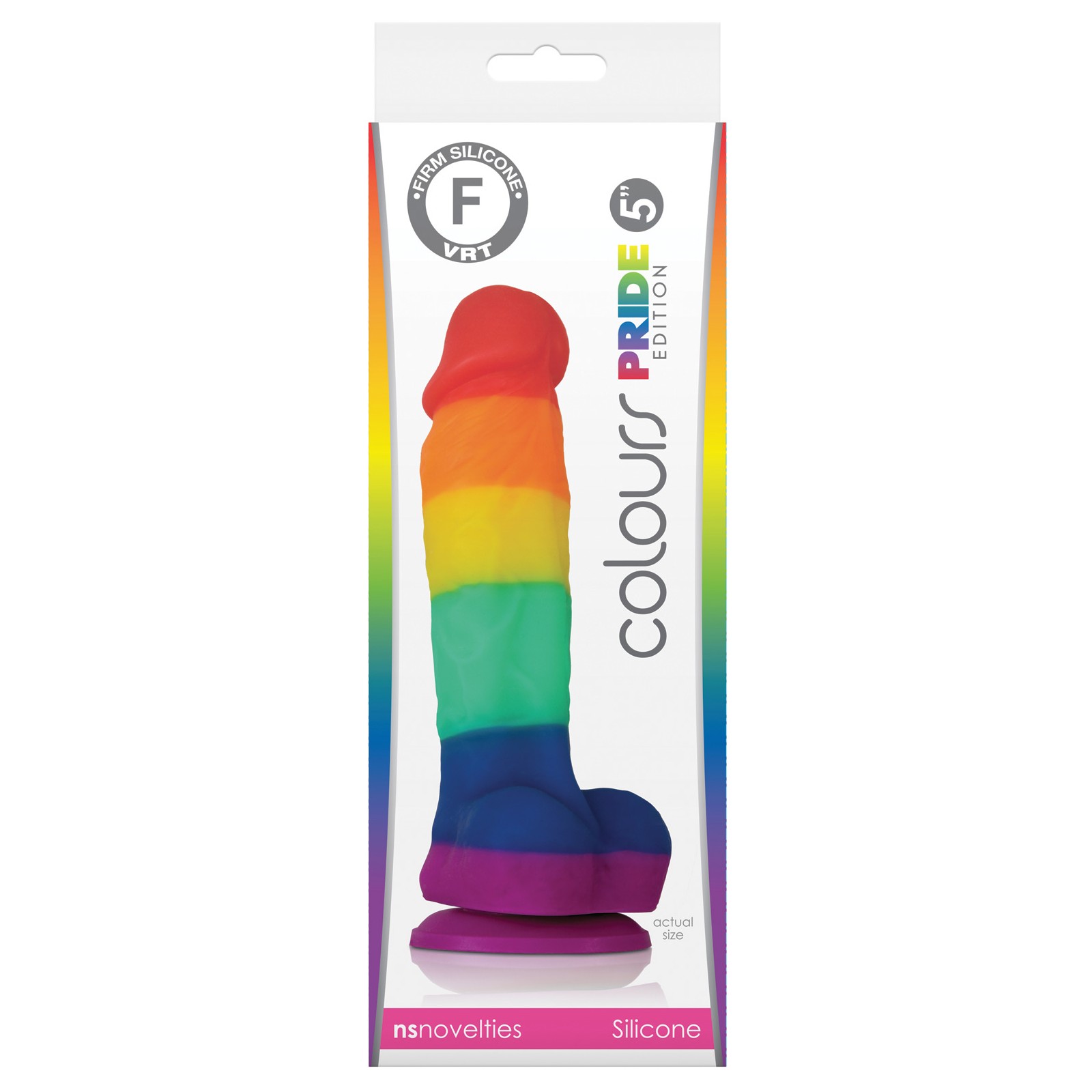 Colours Pride Edition 5-Inch Dong with Suction Cup