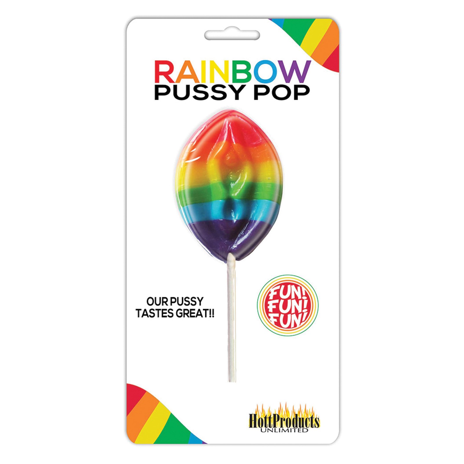 Rainbow Pussy Pops Carded