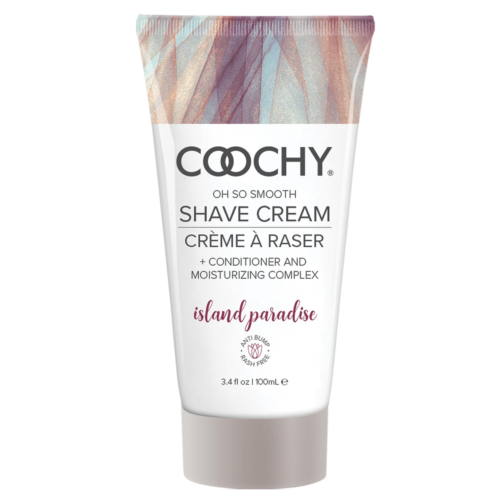 COOCHY Shave Cream Island Paradise 3.4 oz - Smooth Shave Experience