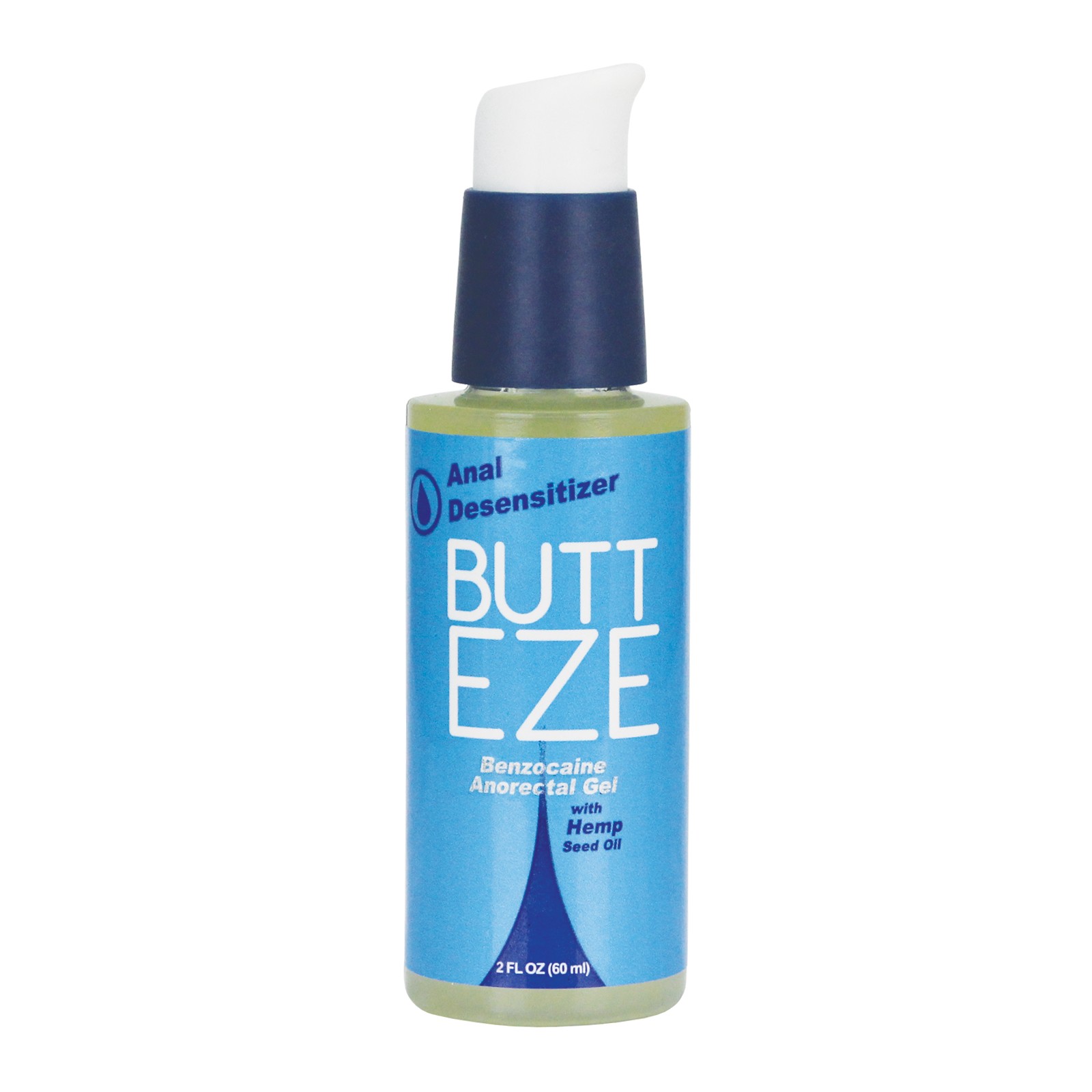 Lubricante Desensibilizante Butt Eze con Aceite de Semillas de Cáñamo - 2 oz