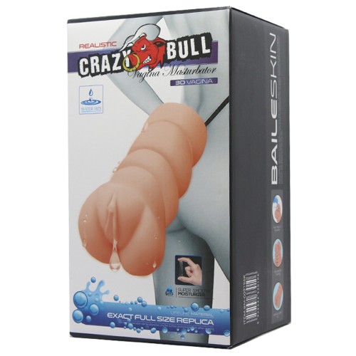 Crazy Bull No Lube Vagina Masturbator Sleeve Ivory