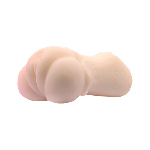 Crazy Bull No Lube Realistic Vagina Masturbator Sleeve - Ivory