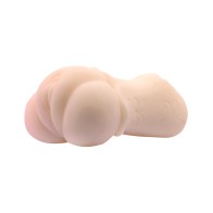 Crazy Bull No Lube Realistic Vagina Masturbator Sleeve - Ivory