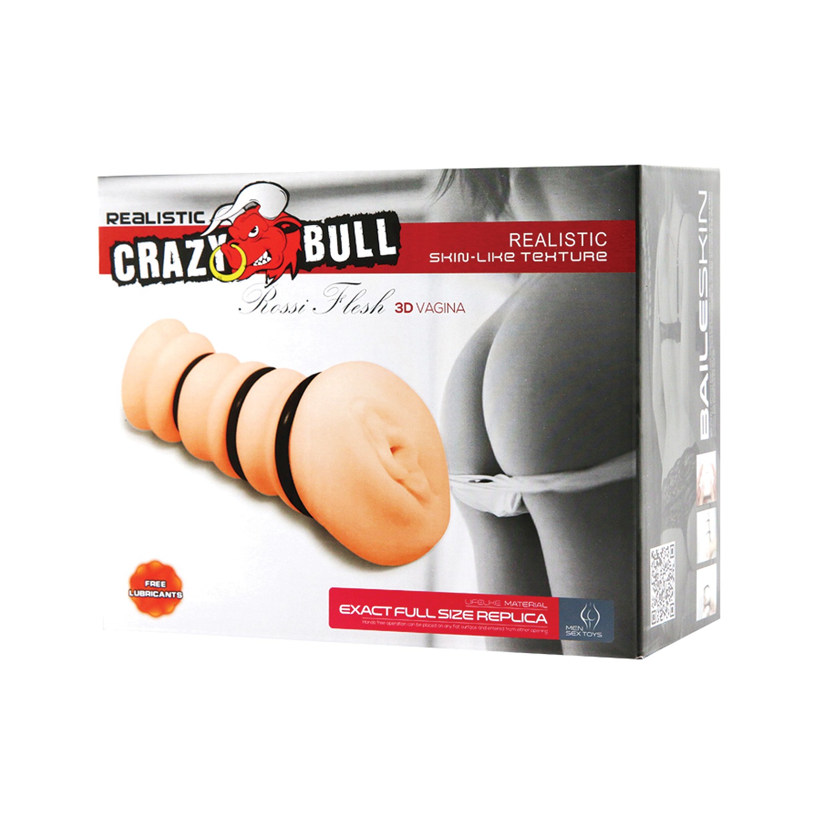 Crazy Bull Rossi Flesh Masturbator Sleeve - Vagina