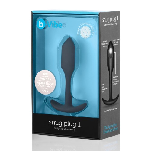 b-Vibe Weighted Snug Plug 1 for Enhanced Sensations