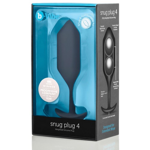 b-Vibe Plug Snug con Peso 4 para Comodidad Sensacional