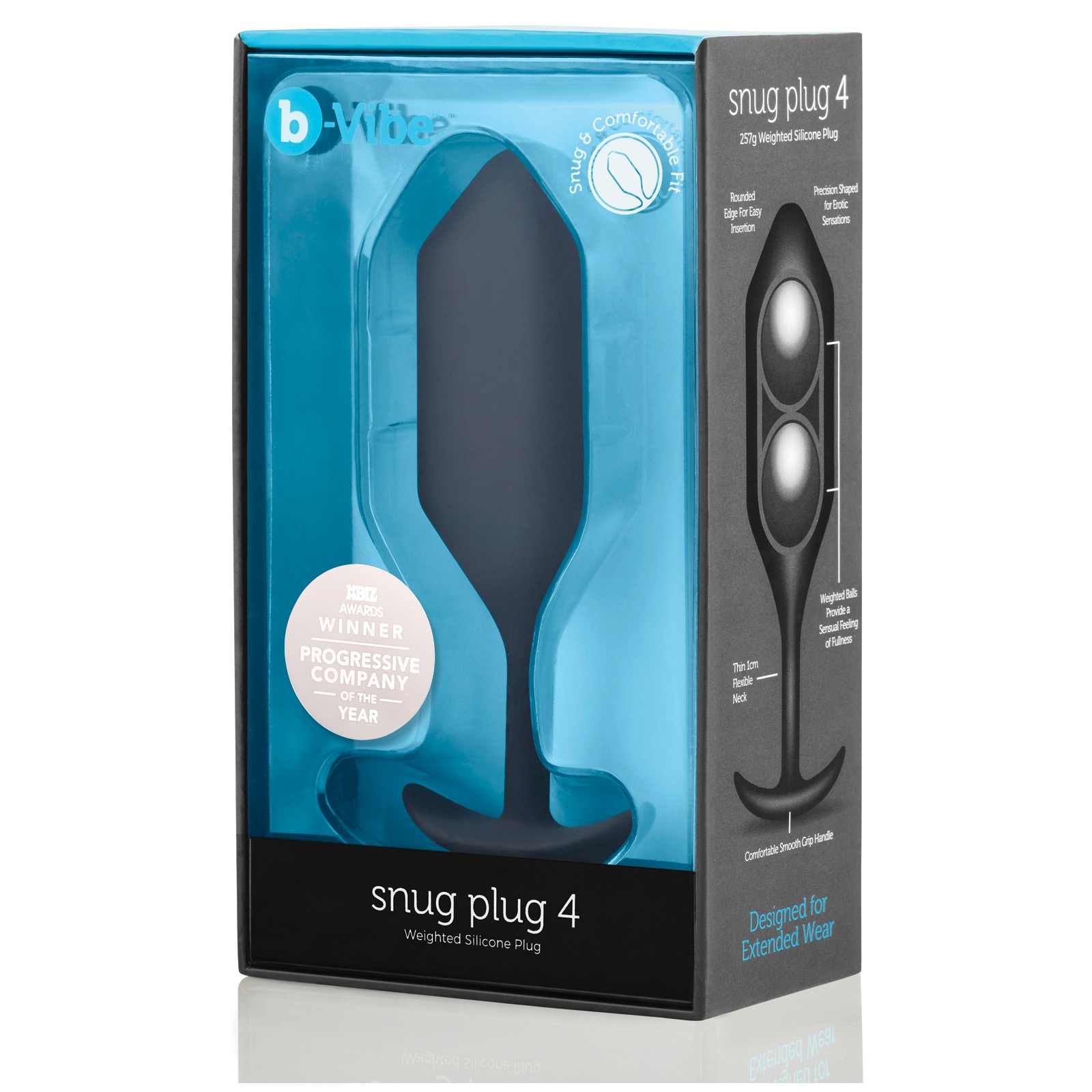 b-Vibe Plug Snug con Peso 4 para Comodidad Sensacional