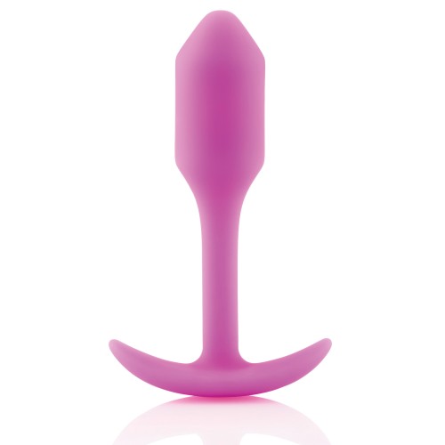 b-Vibe Snug Plug 1 con Peso Fucsia