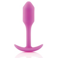 b-Vibe Snug Plug 1 con Peso Fucsia