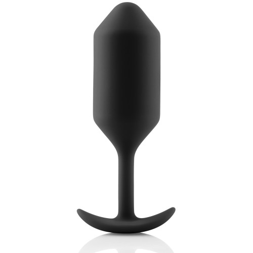 b-Vibe Weighted Snug Plug 3 - 180 g Black