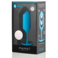 b-Vibe Snug Plug 3 con peso - 180 g Teal