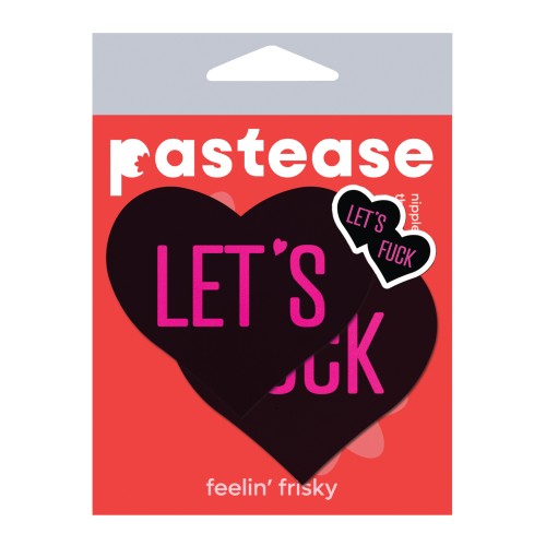 Pastease Premium Let's Fuck Hearts for Fun Parties