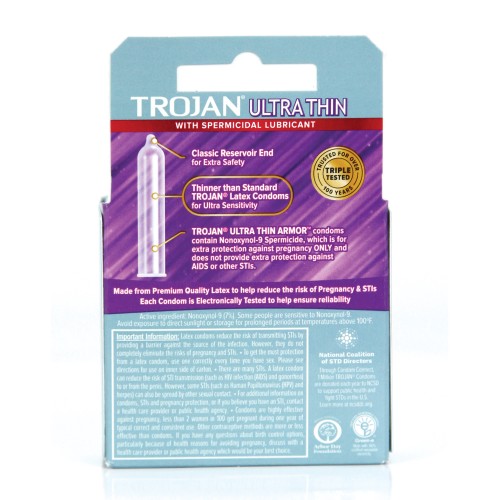 Preservativos Trojan Ultra Thin Armor