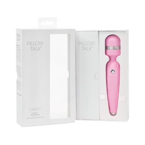 Pillow Talk Cheeky Wand Pink Massager