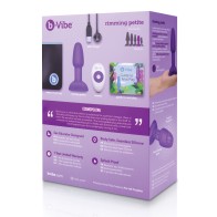 b-Vibe Petite Rimming Plug Purple