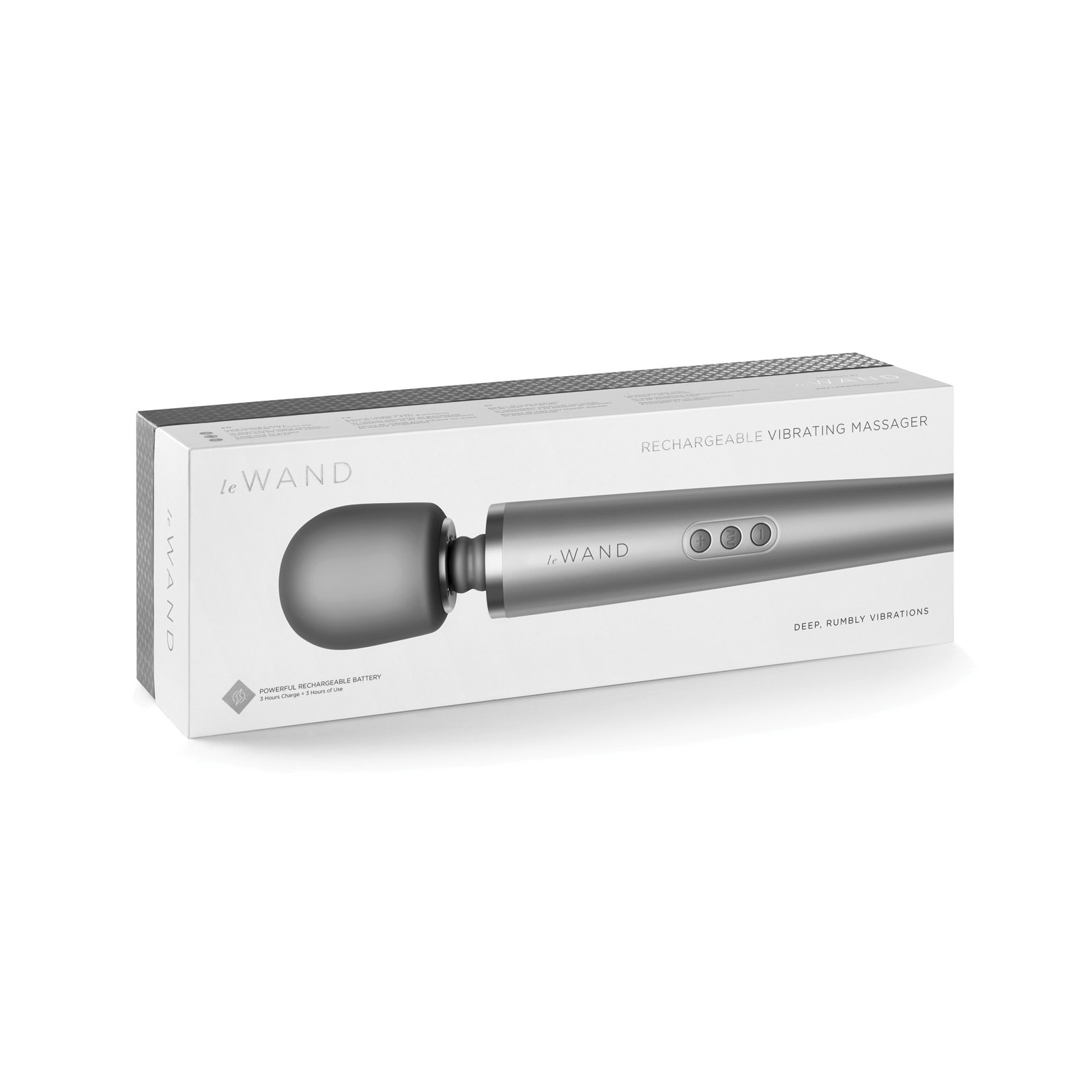 Le Wand Rechargeable Massager Grey