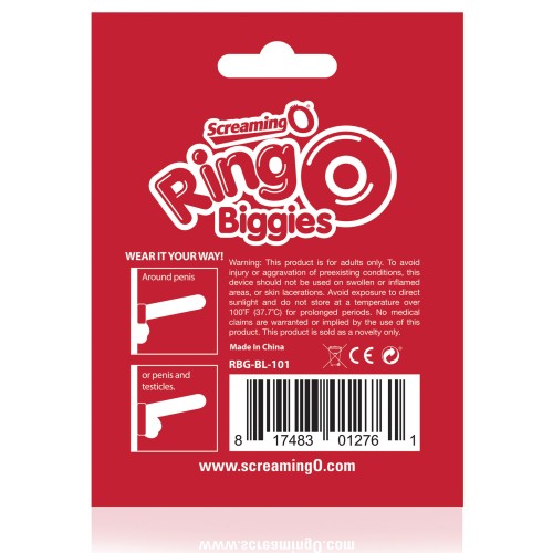 Screaming O RingO Biggies Black Cock Ring