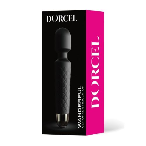 Estimulador Clitoriano Elegante Dorcel Wanderful en Negro/Dorado