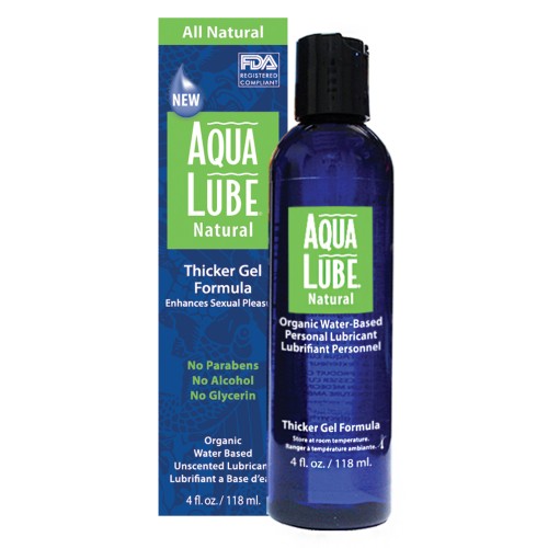 Aqua Lube Natural 4 oz - Organic Water-Based Lubricant