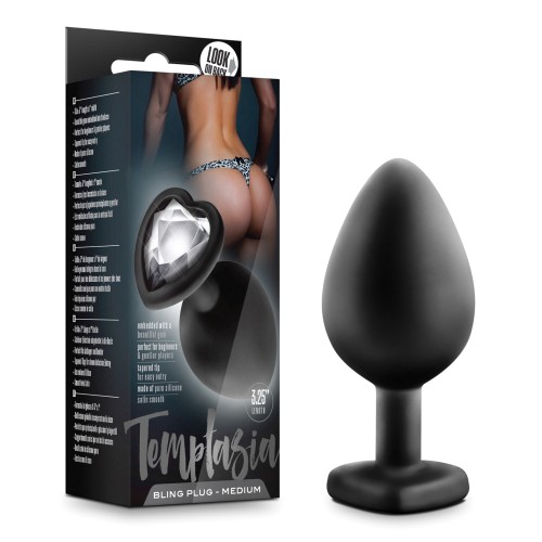 Blush Temptasia Bling Plug Medium Black