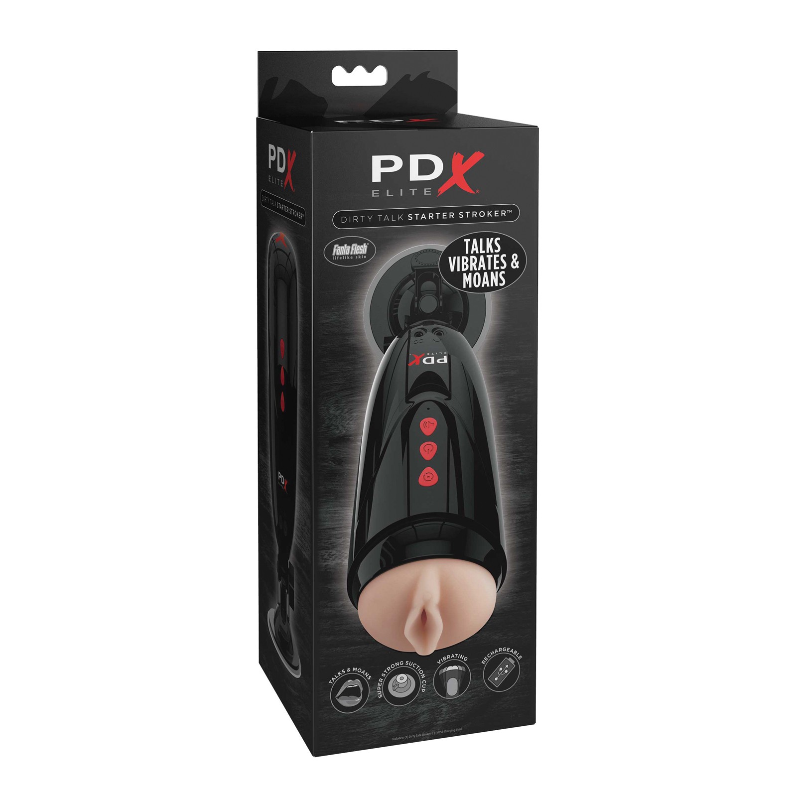 All-In-One Dirty Talk Starter Stroker