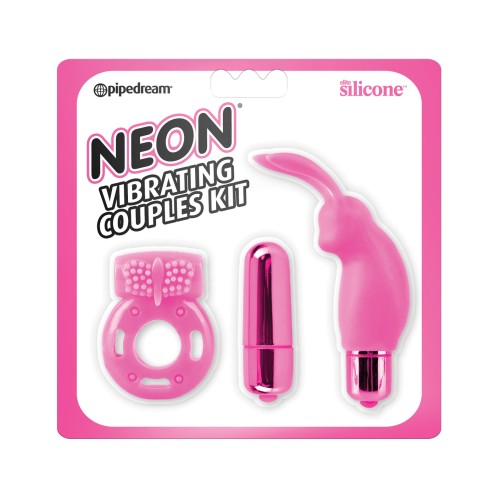 Compra Kit de Parejas Vibrante Neon - Placer Desatado