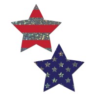 Pastease Estrella Patriótica Brillante Rojo Azul