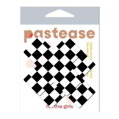 Pastease Premium Checker Cross Black White O S