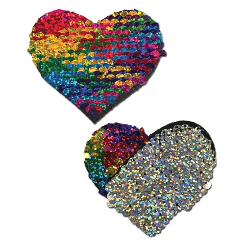 Color Changing Flip Sequins Heart