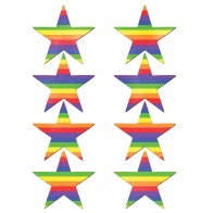 Pastease Mini Rainbow Stars - Pack of 8