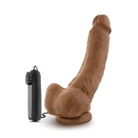 Blush Coverboy 9 Inch Vibrating Realistic Cock Mocha