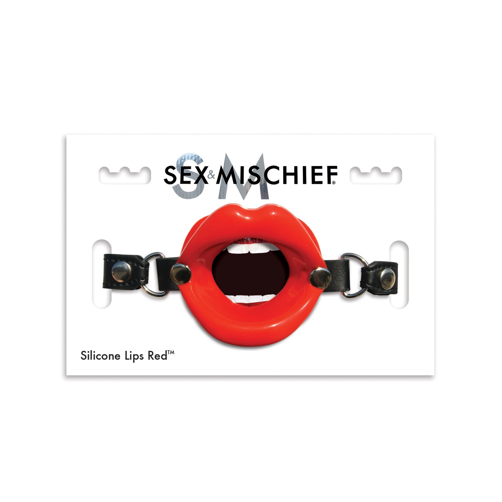 Silicone Lips Open Mouth Gag for Kinky Fun