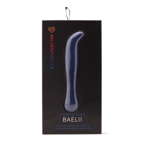 Nu Sensuelle Baelii Vibrador Flexible para Punto G - 20 Funciones Azul Marino