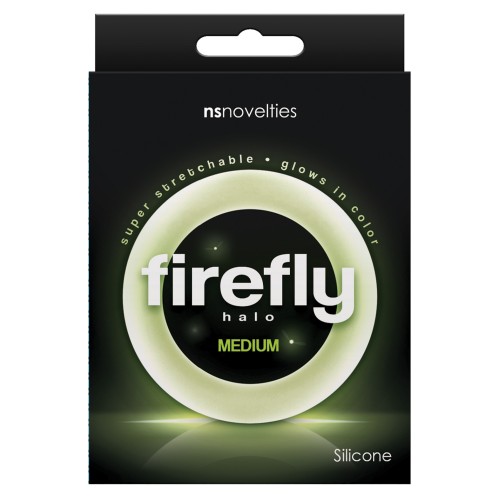 Anillo para el Pene Firefly Halo Mediano - Diversión Deslumbrante