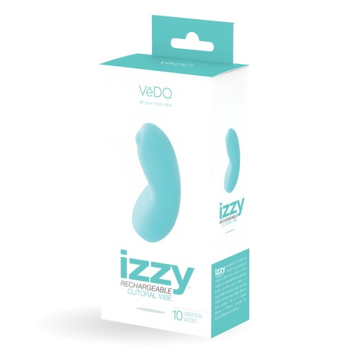 VeDO Izzy Rechargeable Clitoral Vibe Turquoise