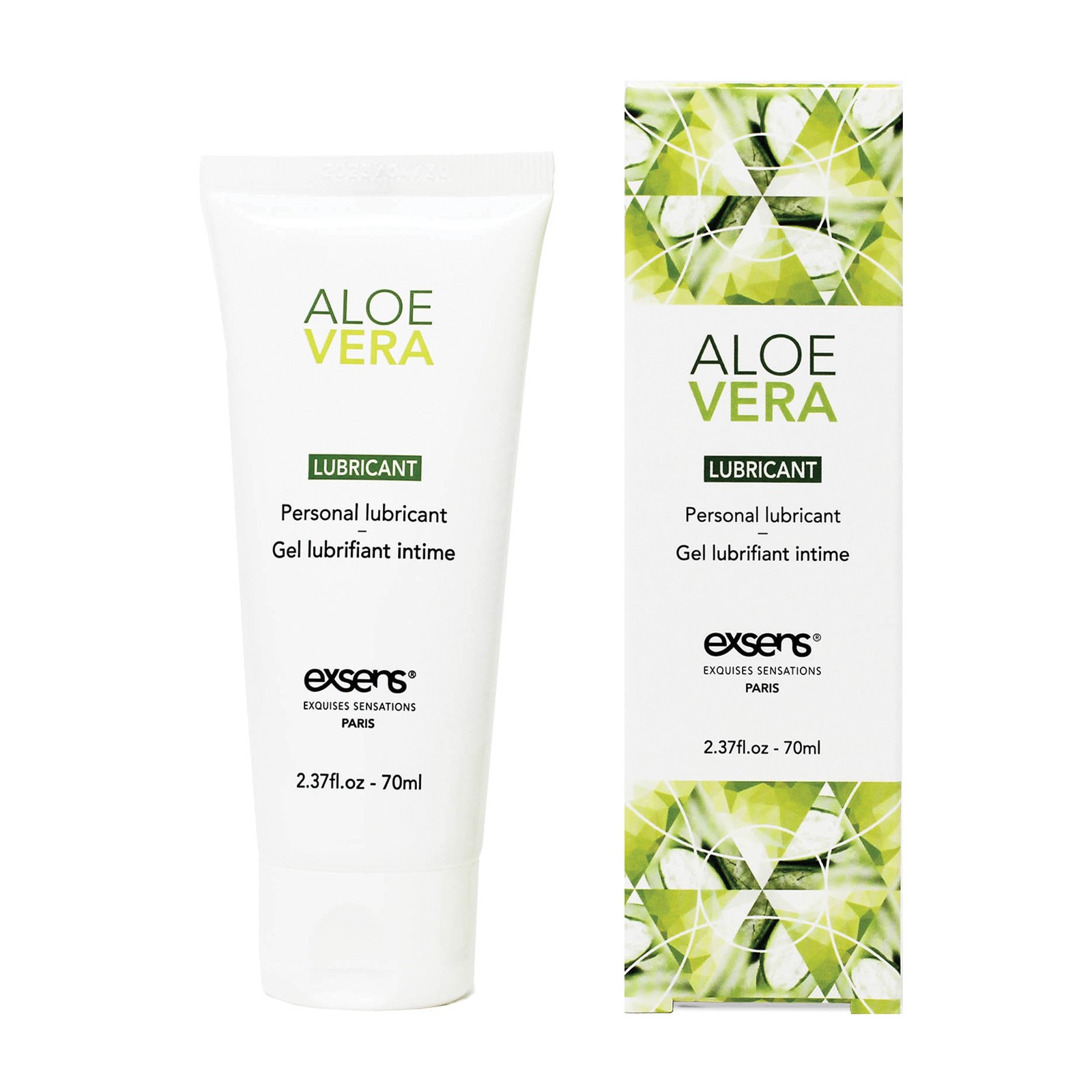 Lubricante a Base de Agua Vegano EXSENS con Extracto de Aloe Vera