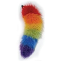 Rainbow Foxy Tail Butt Plug