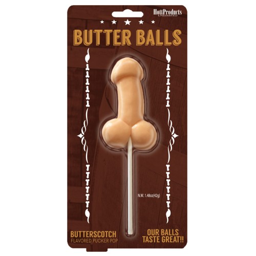 Butter Balls Pecker Pop - Butterscotch