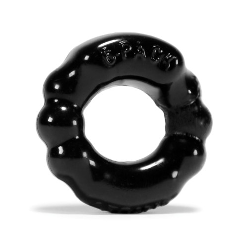 Oxballs Atomic Jock 6-Pack Cockring Negro