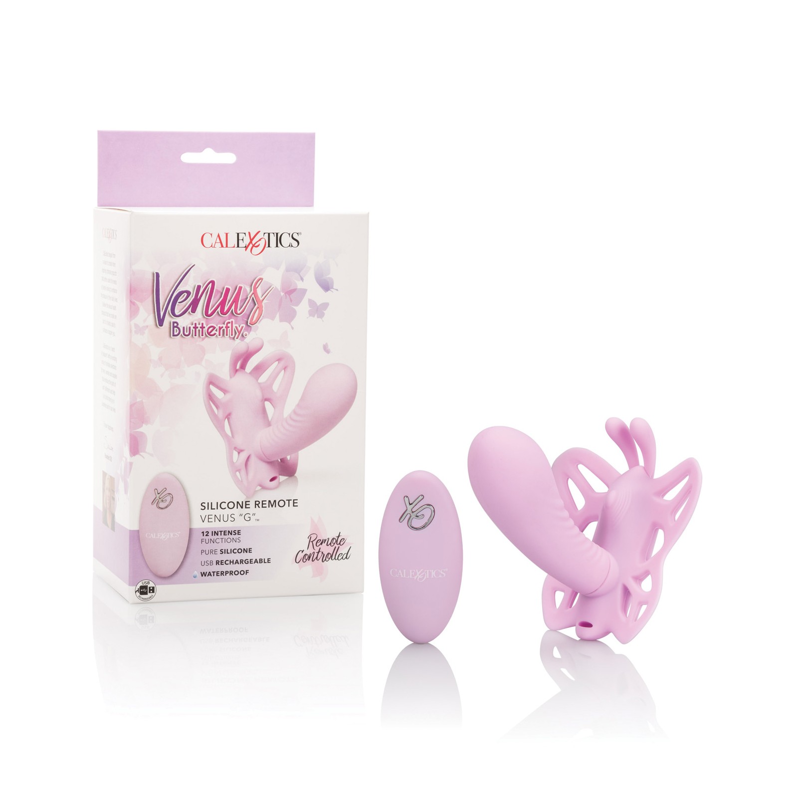 Venus Butterfly Masajeador G de Silicona Rosa