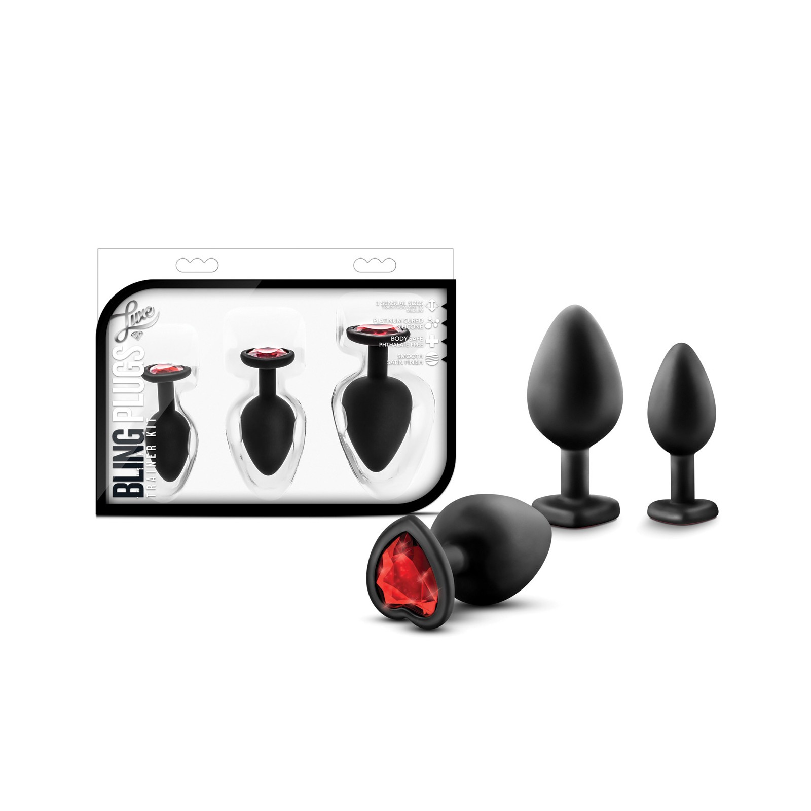 Kit de Entrenamiento Blush Luxe Bling Plugs