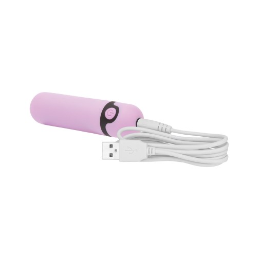 Rechargeable Purple Vibrating Bullet for Discreet Fun