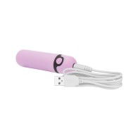 Rechargeable Purple Vibrating Bullet for Discreet Fun