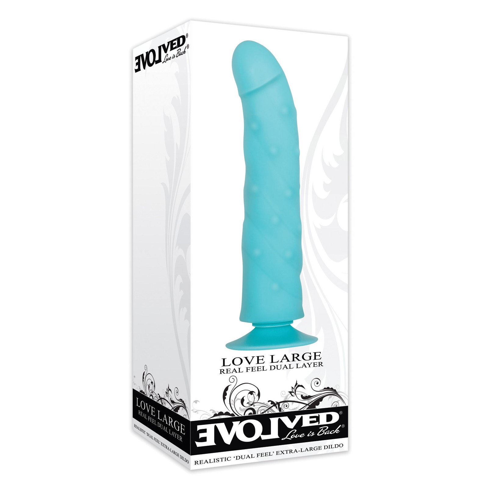 Evolved Love Large Dildo in Blue