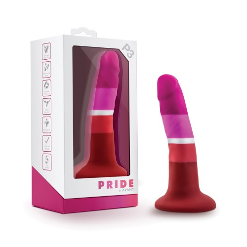 Blush Avant P3 Lesbian Pride Silicone Dong - Ultimate Pleasure