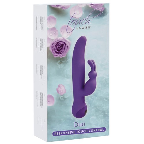 Vibrador Conejito Duo Touch by Swan Púrpura